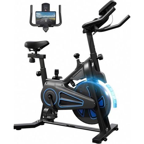 Vélo d'Appartement - KZYNTH - KB-S1 - Roue d'inertie 12 kg - Silencieux - Résistance réglable