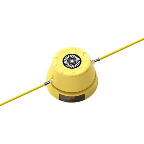 Machine à sauter intelligente, machine à sauter électrique rechargeable, corde à sauter pour le sport en intérieur et en extérieur, avec télécommande pour la salle de sport à domicile ou les fêtes (1/5)