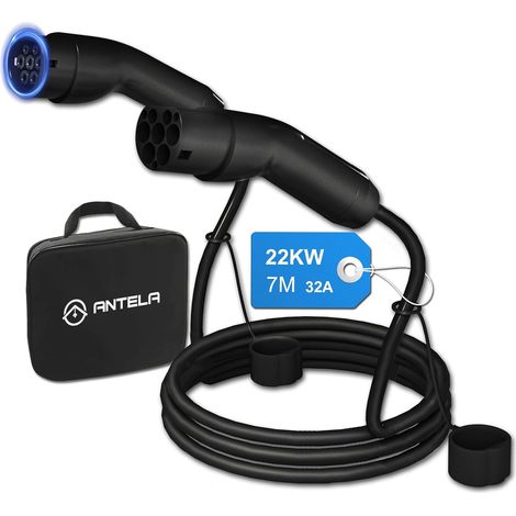 Type 2 Electric Car Charging Cable 32A 22kW 7M Three Phase (1/5)
