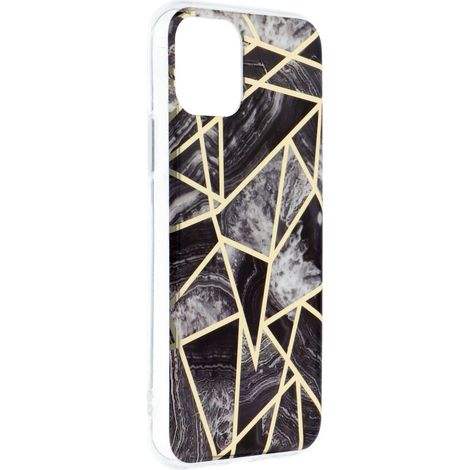 Handy Hülle Schutz Cover Case "Marble Cosmo" Muster Handyschale Tasche kompatibel mit Samsung Galaxy A12 (A125F) Motiv 7