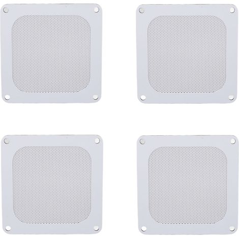 Magnetisches PVC-PC-Lüfterfiltergitter – 4 Stück (93 x 93 mm) – Staubfilter für PC-Gehäuselüfter