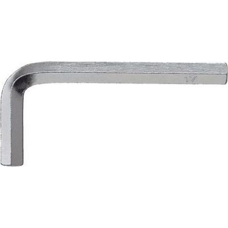 Clé Allen - 6 Pans - Acier À Outils Chromé - Surface Zinguée - 4 mm - Lot De 1