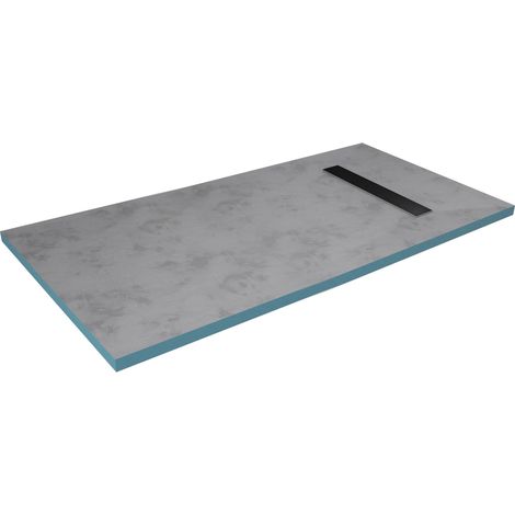 MARWELL Duschelement 90 x 160 x 4 cm - befliesbare Duschwanne - befliesbare Duschtasse - befliesbar (1/4)