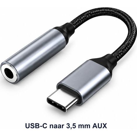 Adaptateur jack USB-C vers 3,5 mm – 13 cm – Audio haute qualité – Casque (1/5)