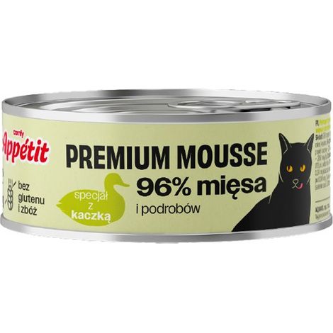 Cibo umido per gatti adulti Comfy Appetit Premium Mousse Anatra 85g