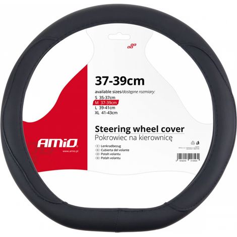 Copertura smussata per volante sportivo tipo D M 37-39cm SWC-22-M amio-02304