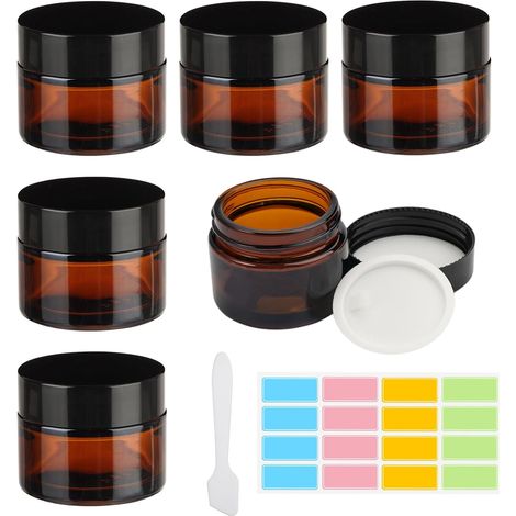 tarros de cristal vacíos de 50 ml para cremas cosméticas (1/5)