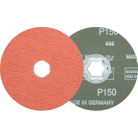 PFERD TOOLS COMBICLICK Korund Fiberscheibe Ø 115 mm A-COOL150 für Edelstahl 25 Stk