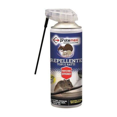 Repellente Topi e Ratti Spray Protemax 400 ml 12 Pezzi
