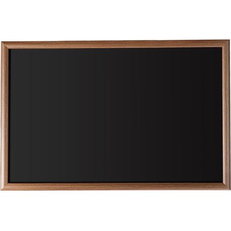 Tableau magnétique, noir, 30 x 40 cm, en métal, idéal pour salon, cuisine, couloir, chambre d'enfant, bureau (1/5)