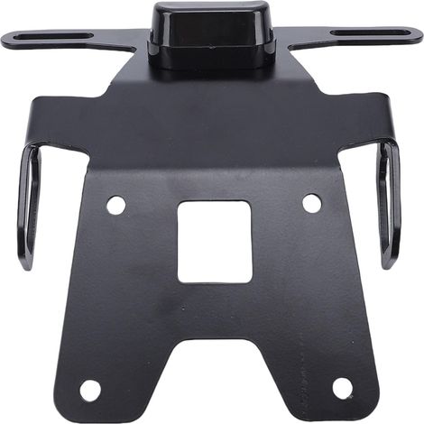 Iron Tail Carénage Support de Plaque d'immatriculation Arrière de Moto, Support de Plaque d'immatriculation Arrière à Ajustement Rapide, de 'immatriculation pour Z650RS 2022-2025, Noir (1/5)