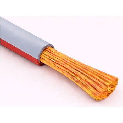 Câble Fil Unipolaire FLRY-B ISO 6722 Classe B Sec. 0,50 mmq Gris/Rouge