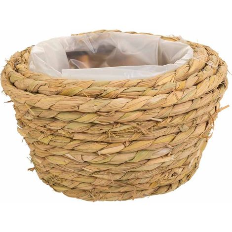 Cesto de cuerda trenzada marrón d19x9,5 (1/5)