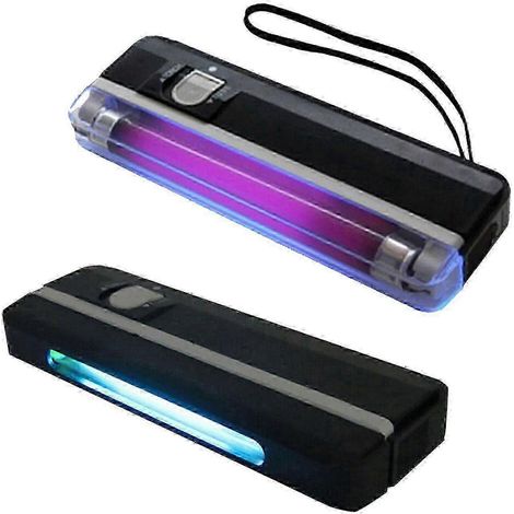 UV-Lampe (254 nm kurzwellig und 365 nm langwellig) für fluoreszierende Briefmarken und Banknoten (C-NEW) (1/5)