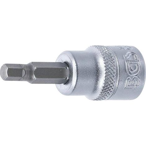 Douille à Embouts 10 mm (3/8) - Six Pans Intérieurs 5 mm - Précision et Robustesse, Acier, Pro - D-Work