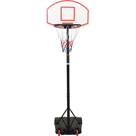 vidaXL Canasta de baloncesto polietileno blanco 216-250 cm (1/2)