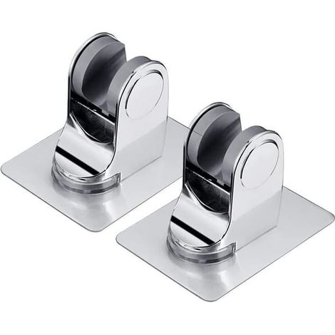 Hand shower holder, set of 2 adjustable self-adhesive shower holders (1/5)