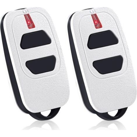 Télécommande de porte 433,92 MHz compatible avec les télécommandes de porte de garage DEA GTI2/4, GT2/4, Mio TR2/4 et Mio TR2N/4N, lot de 2 (1/5)