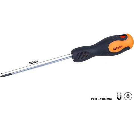Cacciavite a Croce PH0 3X100mm Con Punta Magnetica
