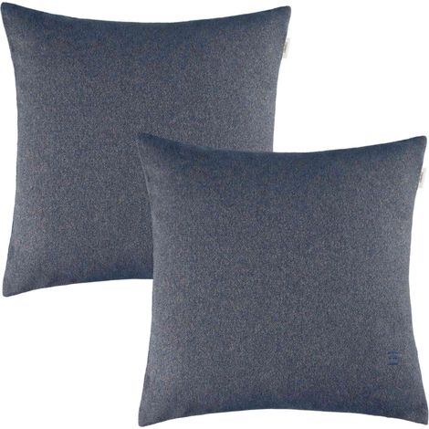 ESPRIT Funda de cojín decorativo FUN-2 - Set de 2 45x45 cm, Marina (1/5)