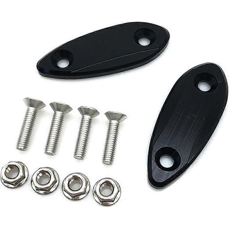 Plaque d'obturation pour rétroviseur intérieur de moto KAWASAKI ZX25R 2021-2023 ZX6R 2009-2015, cache-code châssis (1/5)