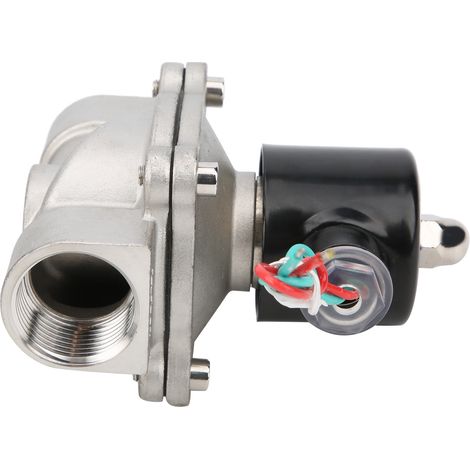 Électrovanne G1in en acier inoxydable normalement fermée, à action directe, pour eau et air, Clicket 2W25025B (AC380V) (1/5)