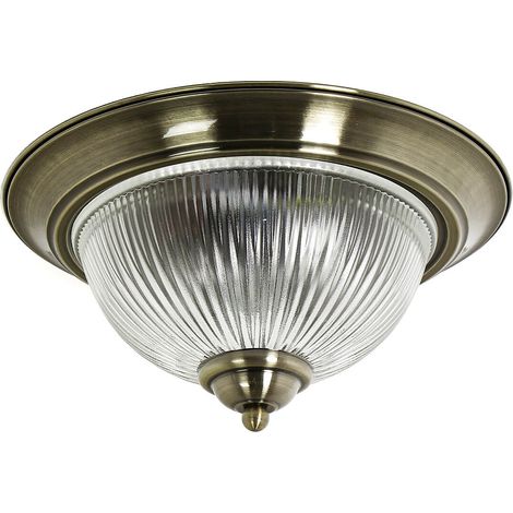 Deckenlampe Jugendstil BARMSTEDT Metall Glas E14 Retro