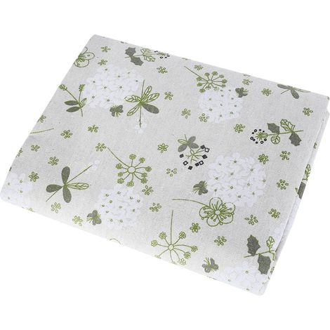 Nappe En Coton Et Lin Style Pastoral - Imperméable Et Anti-Taches Pour Fête Et Quotidien - 90x90cm (1/5)