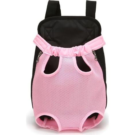 Sac à Dos pour Animaux De Compagnie, Sac à Dos Réglable pour Animaux De Compagnie, Sac De Voyage pour Chien, Transporteur pour Animaux De Compagnie avec Conception Ventilée(M, Rose)