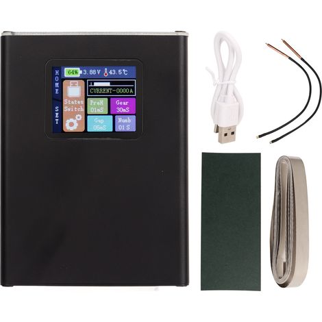 Soudeuse par points portable avec écran LCD couleur 1,8 pouces, machine de soudage professionnelle réglable pour batteries (1/5)