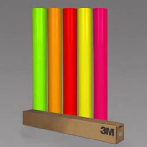 Nastro adesivo fluorescente ad alta visibilità rosso 3M™ - Larghezza: 25mm - Lunghezza: 1 metro (1/5)