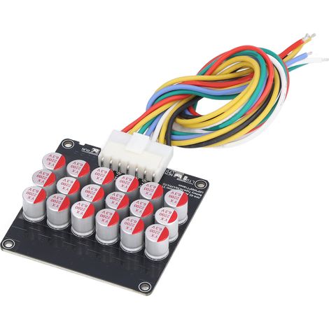 Aktiver 5A-Batteriebalancer, universeller Equalizer für LTO LFP LPO NCM 4S-6S-Zellen, Spannungsausgleichsplatine mit XT60-Anschluss. (1/5)