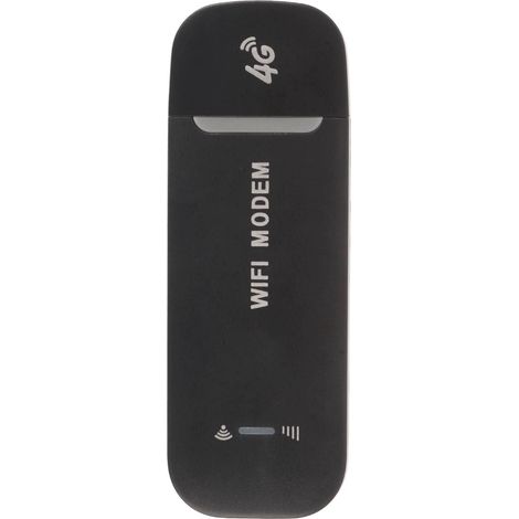 Routeur WiFi 4G Noir Jusqu'à 10 utilisateurs Connexion stable et facile USB Plug and Play Routeur 4G LTE pour point d'accès mobile Carte Micro SIM Téléphone PC (1/4)