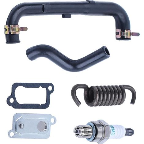 Kit de ressorts de embrayage avec assemblage de plaque de valve de sortie du tube de ventilation d'huile pour moteur Honda Gx35 15422-Z0Z-000 15721-Z0Z-000 22000-Zm5-003 22000-Zoz-005 (1/5)