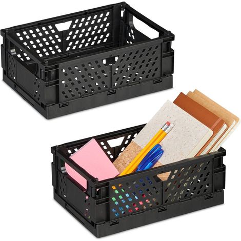 Juego de 2 cajas plegables pequenas