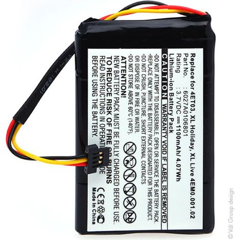 NX - Batterie GPS 3.7V 1100mAh - 6027A0106801 (1/4)
