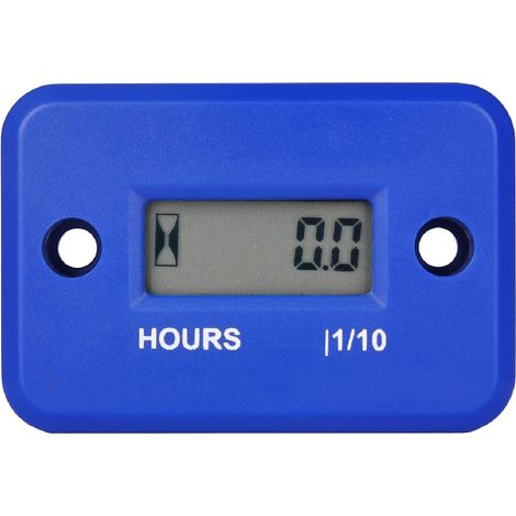 Compteur d’heures inductif numérique étanche IP68, fonctionne sur 2/4 temps divers de tondeuse à gazon autoportée tondeuse terrestre tondeuse UTV tracteur dirt bike moto etc (1/5)