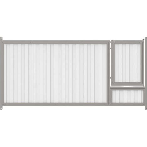 Façade en panneau sandwich de 30 mm avec porte pour niche pour chiots 150 x 100 cm Niche pour chien (1/5)