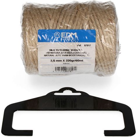 Filo di iuta naturale biodegradabile EDM 3 con bobina da 220 g/60 m (1/2)