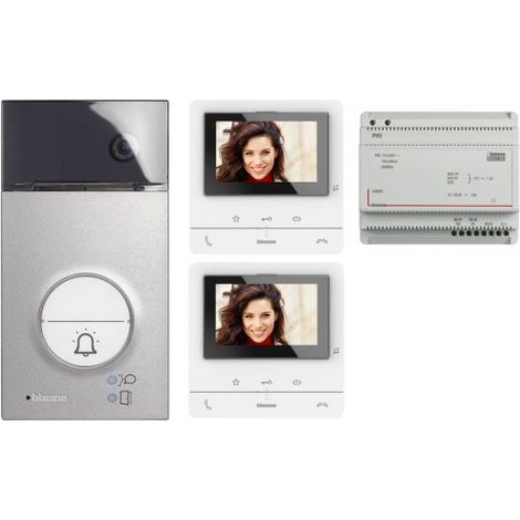 Bticino kit videocitofono mono-famigliare Linea 3000 + Monitor - 364612