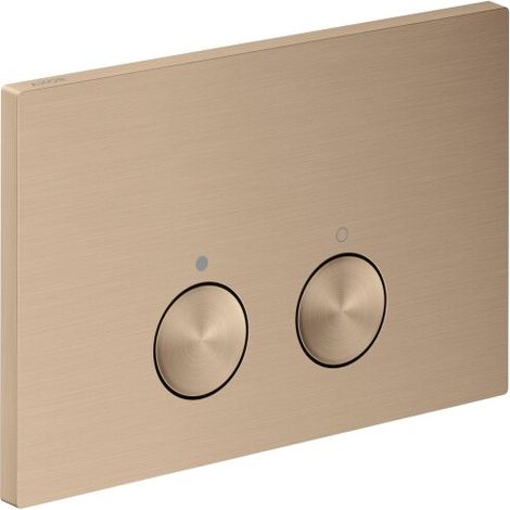 AXOR 42530310 Plaque-poussoir Axor FlushPlate BRG