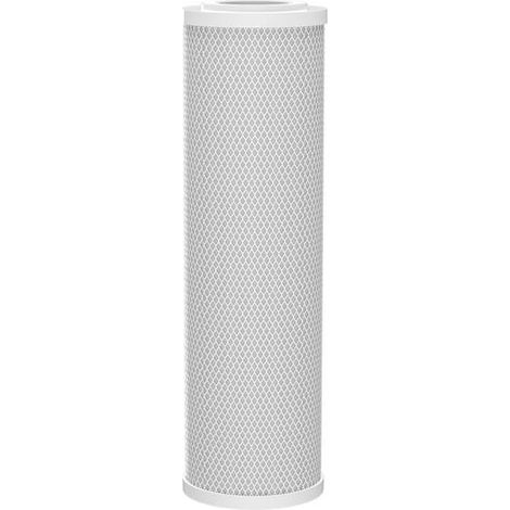 Applicable à CTO-10B Bloc de charbon actif – 70 x 70 x 254 mm – Insert de filtration – Filtre de rechange pour eau (1/5)