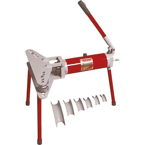Curvatubi piegatubi 10 ton manuale idraulica 6 matrici 1/2" - 2" Holzmann rbm10 (1/3)