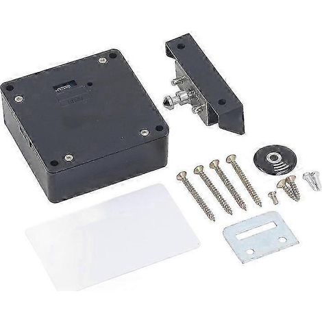 Serrure invisible RFID sans perçage pour armoires et placards, en ABS, avec capteur électronique, compatible avec les armoires et penderies (FG05) (1/5)