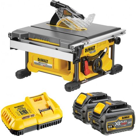 DeWALT DCS7485T2 Akku Tischkreissäge 54V 6Ah XR FLEXVOLT 210mm bürstenlos 2 Akkus