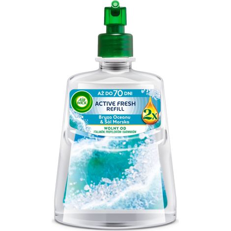 Ricarica per deodorante per ambienti Air Wick Active Fresh, fragranza Brezza marina e sale marino, 228 ml (1/5)