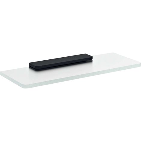 Sapho Pirenei - Ablage, Länge 20 cm, Milchglas/schwarz MY009B-01 (1/2)