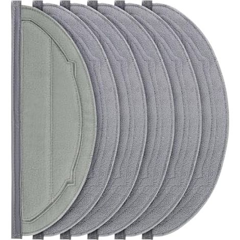 Confezione da 6 panni per la pulizia riutilizzabili e lavabili, compatibili con i robot aspirapolvere Roborock Q10 S5+/S5.