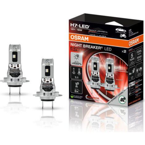 OSRAM 64210DWNBSP-2HB LED Leuchtmittel NIGHT BREAKER® LED SPEED H7 16 W 12 V (1/3)