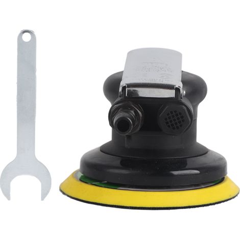 Ponceuse Pneumatique Autonettoyante Polisseuse à Air Rond Machine de Meulage Polissage (1/5)